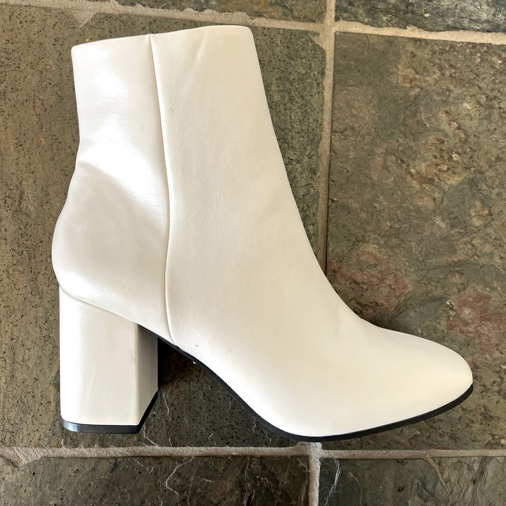 White Heeled Boots